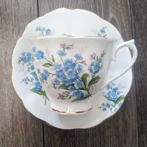 Royal Albert Forget Me Not Teacup and Saucer Set